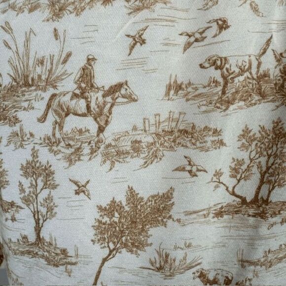 Ariat Clarion Blouse Lightweight Viscose Toile Western Print Ruffles Size XS - Picture 7 of 16